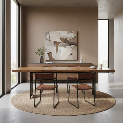 Design Esstisch Esszimmer Möbel Holz Tisch Luxus Einrichtung Neu