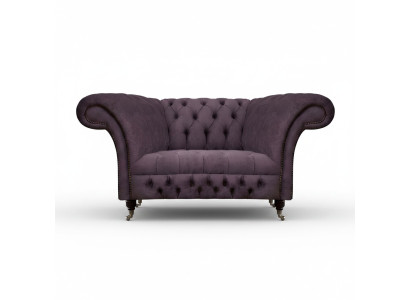 Chesterfield Sessel Polstermöbel Wohnzimmer Polstersitz Luxus Stoff Neu