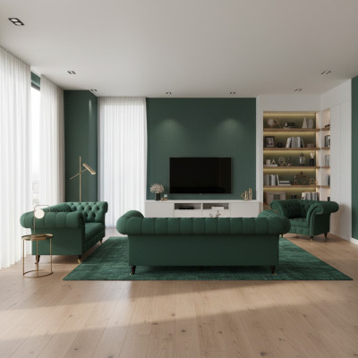 Wohnzimmer Set 3tlg Sofagarnitur Luxus Sofas Neu Polstermöbel Textil