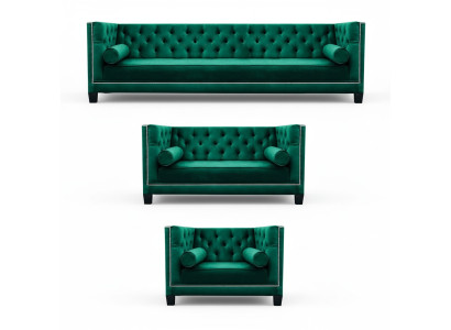 Sofagarnitur Chesterfield Neu Komplett Einrichtung Couchgarnitur Polstermöbel
