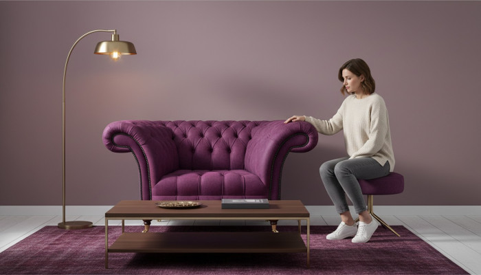 Einrichtung Luxus Sessel Möbel Wohnzimmer Neu Sitz Polstermöbel Chesterfield