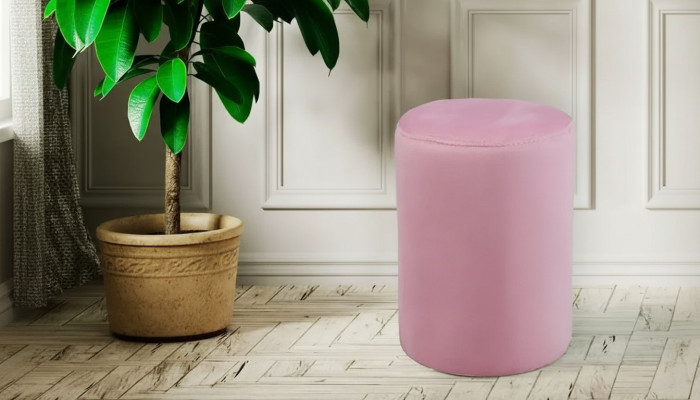  Rosa Sitzhocker luxuriöser Hocker modernen Stil neuer Sitzer Wohnzimmer