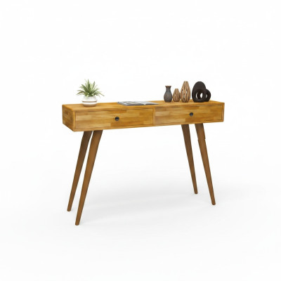 Hochwertig Braun Konsolentisch Design Holz Tisch Konsole Konsolentische