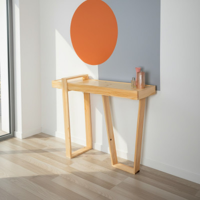 Stilvoll Konsolentisch Beige Wohnzimmer Konsole Modern Designer Sideboard