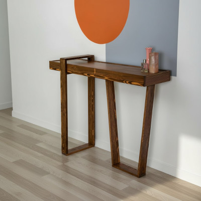 Stilvoll Hochwertig Konsolentisch Braun Wohnzimmer Konsole Modern Designer