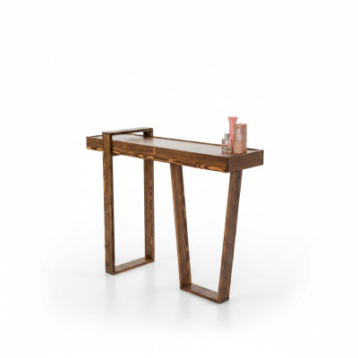 Stilvoll Hochwertig Konsolentisch Braun Wohnzimmer Konsole Modern Designer