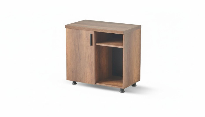 Kommode Arbeitszimmer Braun Einfarbig Rechteckig Form Modern Design