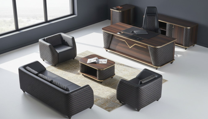 Schreibtisch Komplett Bürotisch Kommode Sofas Büro Einrichtung Holz