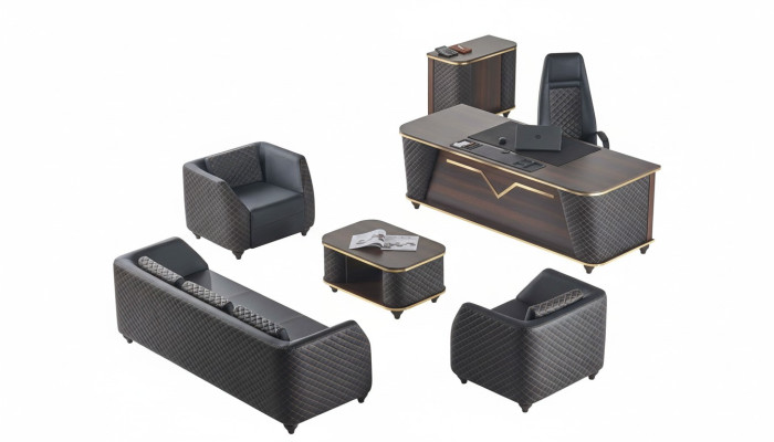 Schreibtisch Komplett Bürotisch Kommode Sofas Büro Einrichtung Holz