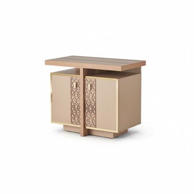 Kommode Helles Braun Holz Modern Rechteckig Stauraum Arbeitszimmer Büro