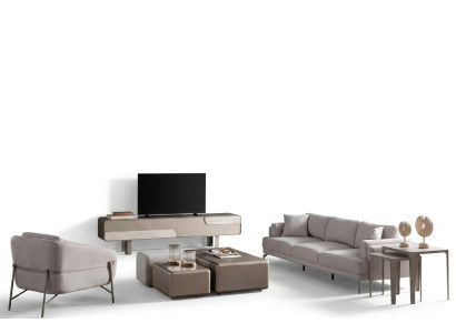 Conjunto de sala de estar modern și elegant în bej