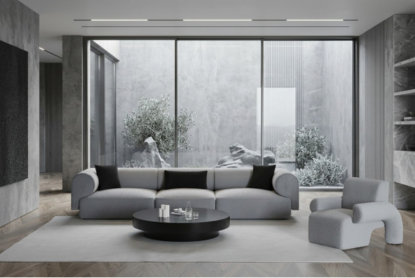 Banc modern pentru decorare confortabilă