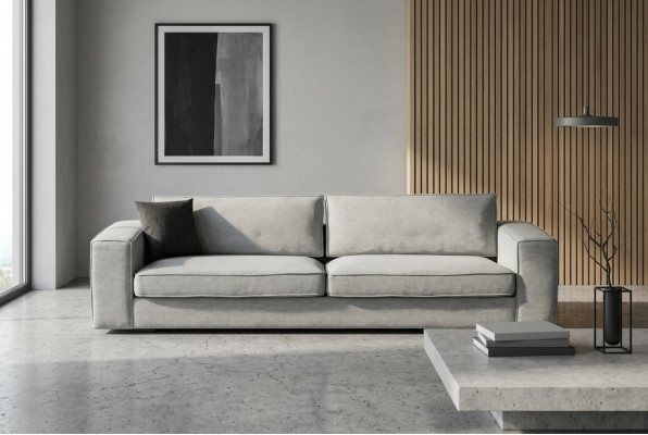 Banc modern cu un stil ușor și confort moale