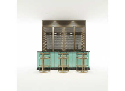 Barschrank Weinschrank Weinarchiv Weinmöbel Weinregal Flaschenregal