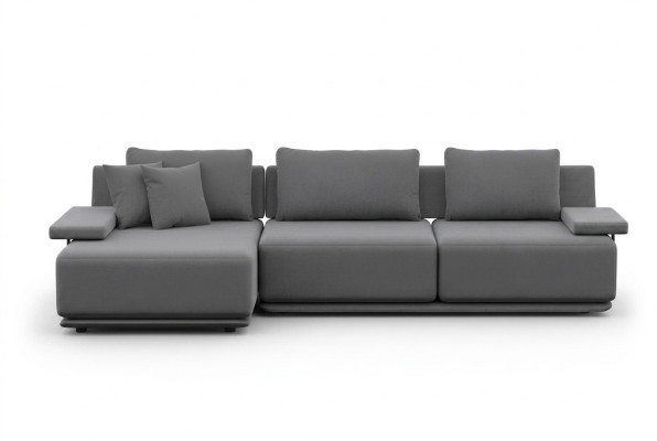 Sofa estetic de colț pentru living fără tapițerie