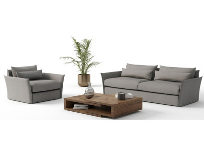 Banc modern cu fotoliu pentru living