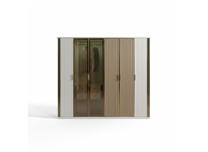Dulap modern și luxos din sticlă, 234 cm