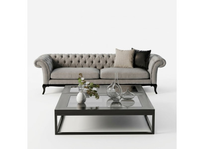 Canapea modernă cu trei locuri, design frumos, confortabil