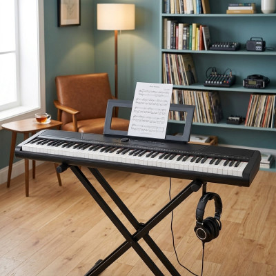 Pian digital Mukava: 88 clape, ritmuri, Bluetooth - ideal pentru muzicieni