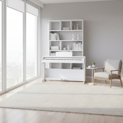 Pian digital pentru acasă Pian digital 138 cm Alb