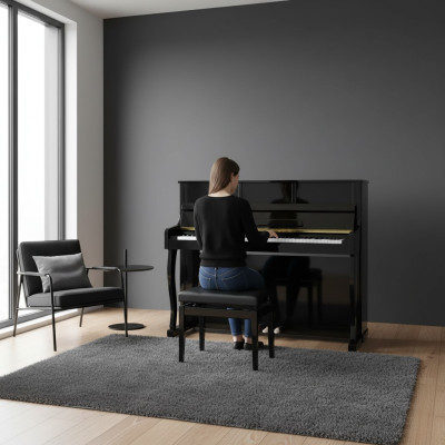 Pian digital pentru uz casnic 137cm Negru