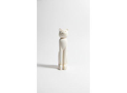 42cm XXL Design Katze Dekoration Figur Skulptur Acryl Deko Statue Figuren Neu
