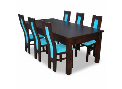 Esstisch + 6 Stühle Esszimmer Stuhl Set Essgruppe Moderner Tisch Tische Neu