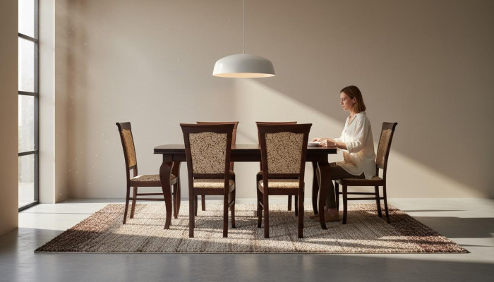 Esstisch + 6x Stühle Stuhl Esszimmer Set Essgruppe Modern Tisch Tische Neu Z11
