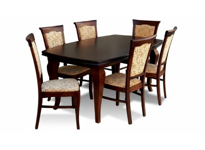 Esstisch + 6x Stühle Stuhl Esszimmer Set Essgruppe Modern Tisch Tische Neu Z11