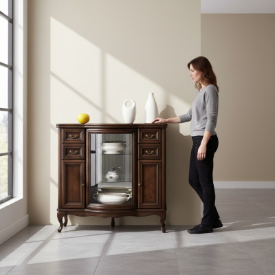 Klassische Kommode Vitrine Sideboard Kommoden Kommodenschrank Bar
