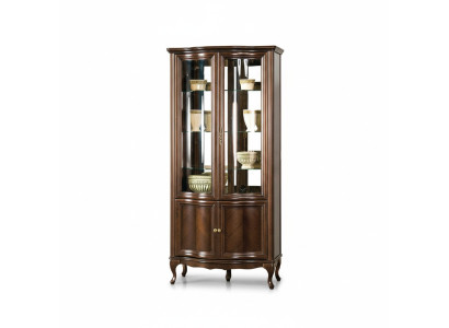 Klassische Vitrine Schrank Italienische Möbel Vitrinenschrank Vitrinen Neu W-W2L