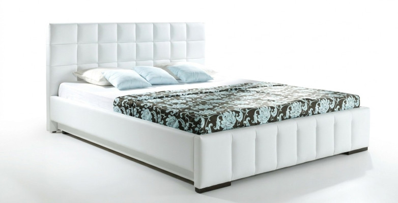 Ein luxuriöses Designerbett in einem anspruchsvollen zeitgenössischen Stil von höchster Qualität