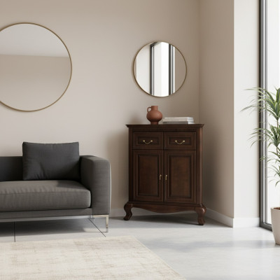 Klassische Kommode Eckkommode Ecke Eck Kommoden Kommodenschrank Echtholz Holz