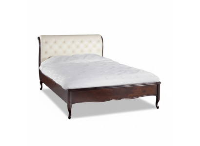 Chesterfield Bett Betten Doppelbett Ehebett Italienische Möbel Holz Leder Textil