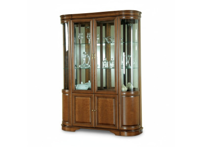Massivholz Handarbeit Rustikal Schrank Klassische Vitrinenschrank Vitrinen-Z-W2