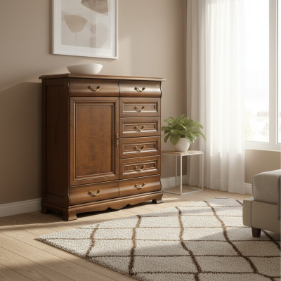 Klassische Kommode Beistellschrank Kommoden Landhaus Kommodenschrank Model N-K4B