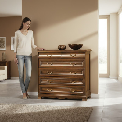 Klassische Kommode Beistellschrank Kommoden Landhaus Kommodenschrank Model N-K4