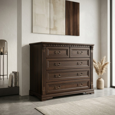 Klassische Kommode Kommoden Schrank Sideboard Massiv Möbel Kolonial Neu OK4