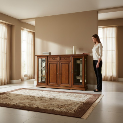 Klassische Massive Kommode Kommoden Bar Kommodenschrank Schrank sideboard R-K6