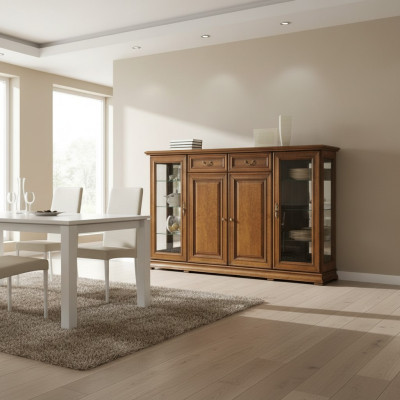 Klassische Massive Kommode Kommoden Bar Kommodenschrank Schrank sideboard R-K6
