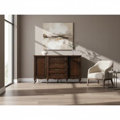 Klassische Kommode Kommoden Kommodenschrank Antik Büro Schrank Sideboard W-K4Sz