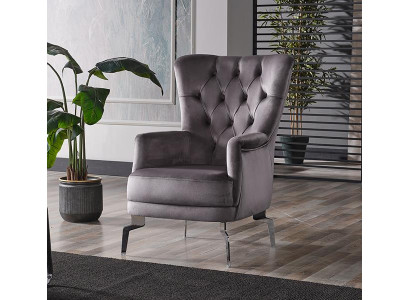 Sessel 1 Sitzer Sofa Polster Sofas Design Luxus Stoffsofas Chesterfield Textil