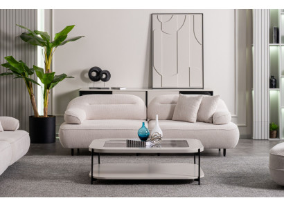 Sofa 3 Sitzer Moderner Minimalismus für das Wohnzimmer
